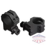 Weaver 4-Hole Skeleton Aluminum Scope Rings - Matte - 1" High