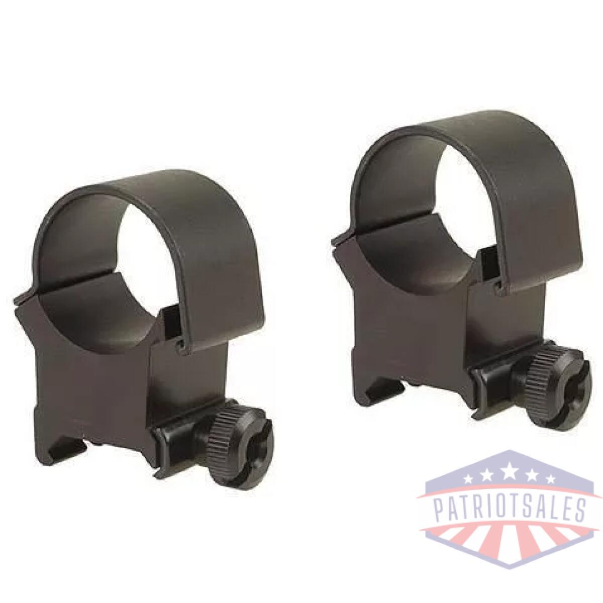 Weaver detachable top mount aluminum scope rings 1" x-high - matte - image 1