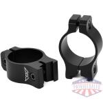 Warne Vapor 2-Piece Rimfire Scope Rings 1'' Low - Anodized