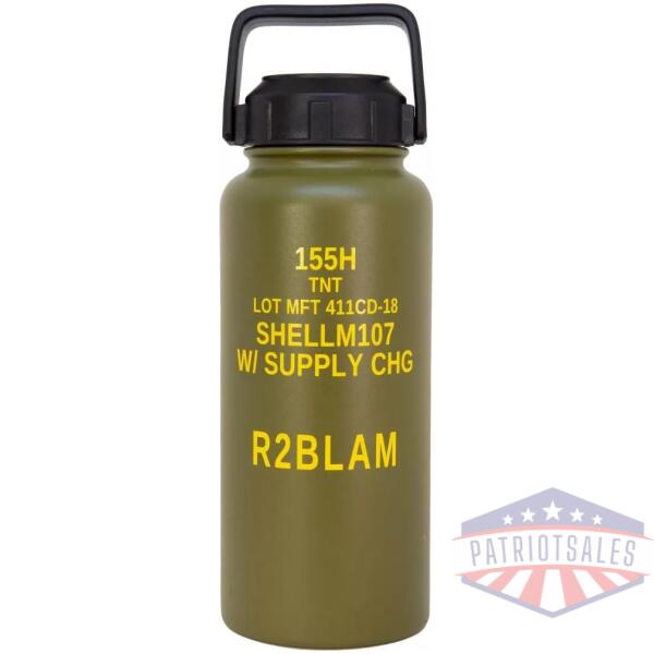 Mission First Tactical M107 155MM Howitzer Water Bottle 32 oz