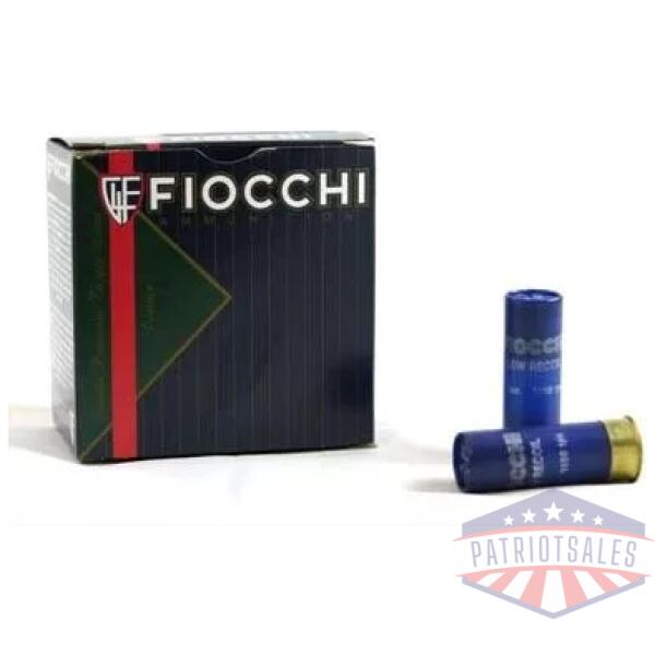 Fiocchi 12GA 2 3/4" 1oz #8 Shot Little Rino 1250fps 25rd