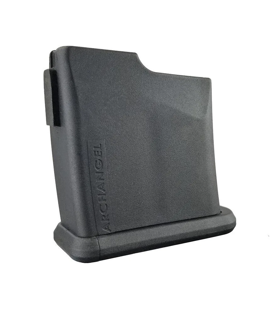 Https3A2F2Fmedia.chattanoogashooting.com2Fimages2Fproduct2Fzmaa133052Fzmaa13305 Promag archangel short action. 308 based cartridges magazine for pes 7/rd with 5/rd limiter - black polymer - image 1