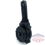 Promag Browning Hi-Power 9mm Handgun Magazine Black Polymer 50/rd Drum