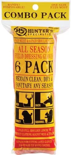 01059Z.webp Hs field dressing gloves - 6 pack combo shoulder/wrist - image 1
