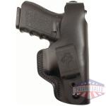 DESANTIS DUAL CARRY II HOLSTER - IWB/OWB RH LTHR GLK 4343X BLK