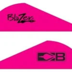 BOHNING BLAZER VANES - 2" SOLID HOT PINK 36PK