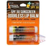 DDW LIP BALM W/SPF-30 ODORLESS - MOISTURIZING 2PK