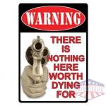 RIVERS EDGE SIGN 16" - "THERE'S NOTHING HERE"