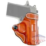 DESANTIS CRISS-CROSS HOLSTER - OWB RH LEATHER SIG P365 TAN