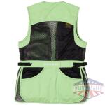 BROWNING MESH SHOOTING VEST R- - HAND WOMEN'S LG BLACK/NEOMINT