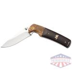 BROWNING KNIFE BUCKMARK - FOLDING HUNTER 3" BLADE WOOD