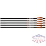EASTON XBOW BOLT 9MM CARBON - 20" W/3" VANES HALF MOON 6-PK