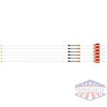 EASTON ARROW 6.5MM WHITEOUT - 400 W/2" BULLY VANES 6-PACK