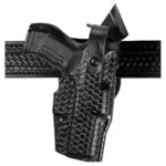 Model 6360 ALS/SLS Mid-Ride, Level III Retention Duty Holster for Glock 17 Gens 1-4 w/ Light