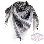 RED ROCK SHEMAGH HEAD WRAP - WHITE/BLACK - Image 2