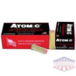 atomic 38 special match 148gr - copper plate hbwc 50rd 10bx/cs