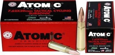 A00474 Atomic 7. 62x39 220gr subsonic - bthp 50rd 10bx/cs - image 1