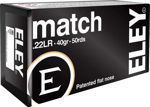 A01100_3 Eley match 22lr 40gr eps - 50rd 100bx/cs - image 1