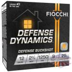 FIOCCHI 12GA 2.75" #1 BUCK - 25RD 10BX/CS