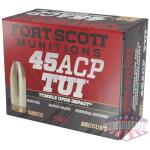 FORT SCOTT 45ACP 180GR TUI - SOLID COPPER 20RD 25BX/CS