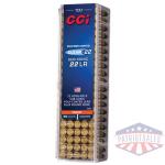 CCI CLEAN 22LR 40GR BLUE POLY - RN 1070FPS 100RD 50BX/CS