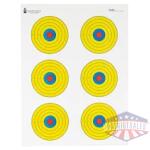 ACTION TGT BRIGHT 6 BULLSEYE 100PK