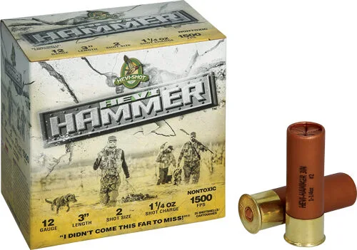 Ahs28002 Hevi-shot heavy hammer 12ga - 3" 1-1/4oz #2 25rd 10bx/cs - image 1