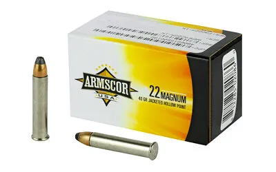 Armfac22M-1N_1 Armscor 22wmr 40gr jhp 50/2000 - image 1
