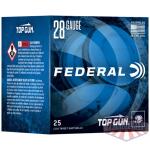 FEDERAL TOP GUN 28GA 2.75" 3/4 - OZ #8 1330FPS 250RD CASE LOT