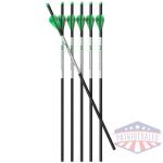 centerpoint xbow arrow 20" - carbon 400gr half-moon 6pk