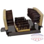 PSP BOOT BRUSH WITH SCRAPER