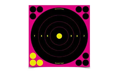 Bc34808_1 B/c sht-n-c bullseye tgt pink 6-8" - image 1
