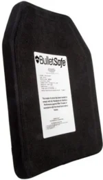 BULLETSAFE BALLISTIC LEVEL IV - PLATE 7.7LBS SHOOTERS CUT - Image 3
