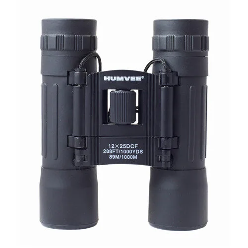 Cc-Hmv-B-12X25B Humvee compact rubber binocular - 12 x 25 - image 1