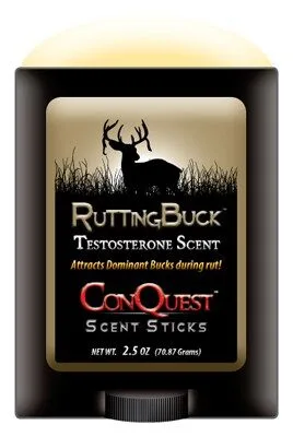 Cq1249 Conquest scents deer lure - rutting buck 2. 5oz. Stick - image 1