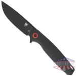COBRATEC RATH 3.5" FOLDER - BLACK D2 BLACK BLADE