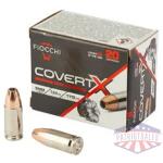 FIOCCHI COVERTX 9MM 124GR JHP 20/200