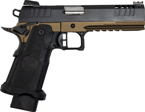 G1911Ds9Fssbrz Glfa 1911ds synergy 9mm 5" 20 - shot black slide bronze frame - image 1