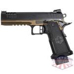 GLFA 1911DS SYNERGY 9MM 5" 20 - SHOT BLACK SLIDE BRONZE FRAME - Image 2