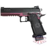 GLFA 1911DS SYNERGY 9MM 5" 20 - SHOT BLACK SLIDE CHERRY FRAME - Image 2