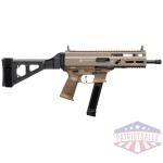 GRAND POWER STRIBOG SP9A3G 9MM - 8" BBL 30 RD MAG W/BRACE FDE