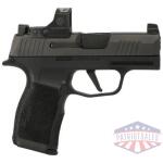SIG P365X MIC COMP 9MM 3.1" - ROMEO-RS COMPACT (2)12RD BLACK