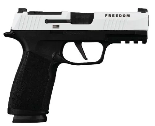 SIG P365X MACRO 9MM 3.7" - FREEDOM (2)17RD WHITE/BLACK