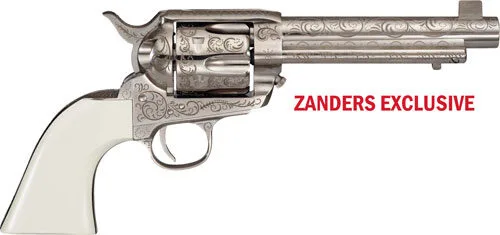 Gbatmaster357_1 Cimarron bat masterson 357mag - pw fs 5. 5" engraved nickel - image 1