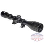 HATSAN OPTIMA 3-9X40 AO AIRGUN - SCOPE W/RINGS & CAPS