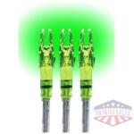 LUMENOK LIGHTED NOCK - SIGNATURE SERIES GREEN 3PK - Image 2
