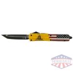 TEMPLAR KNIFE SLIM OTF DON'T - TREAD ON ME 3.1" BLACK TANTO