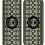 MI LEVER STOCK G10 M-LOK PANEL - GREY/BLACK 2-PACK