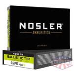NOSLER 6.5 PRC 140GR BT 20/200