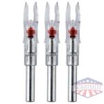 NOCKTURNAL LIGHTED NOCK - S-SERIES RED 3/PACK